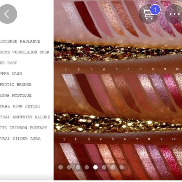 Pat McGrath Mothership Eyeshadow Palette - Purple and Gold Hues - Picture 3 of 3